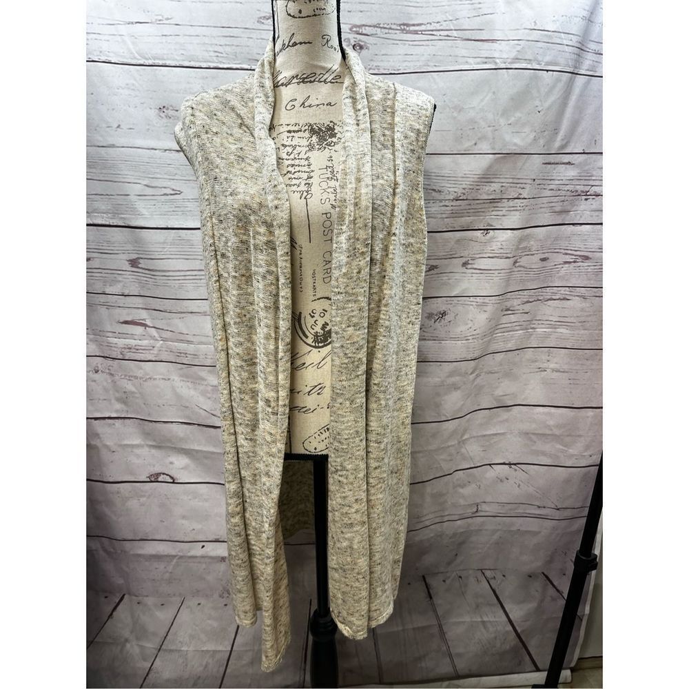 Joseph A tan long sweater vest size‎ medium - Linda